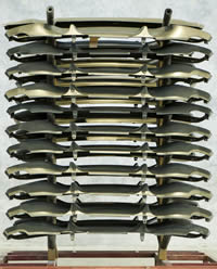These RRIM parts are produced in an economical batch size of between 40-50 parts.