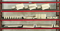 These Rigid Foam components are produced for a manufacturer of laboratory equipment.